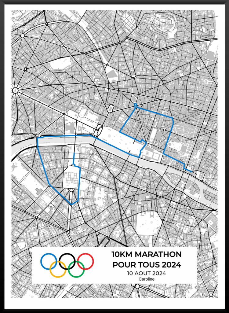 Affiche 10km Marathon Pour Tous 2024 Mapdesign