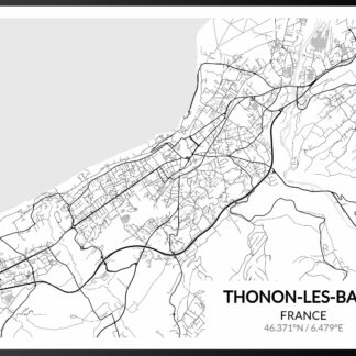 affiche design thonon-les-bains